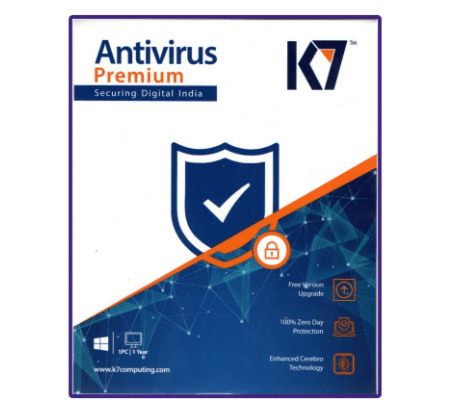 K7 Internet Security — 1 User 1 Year — Product pack