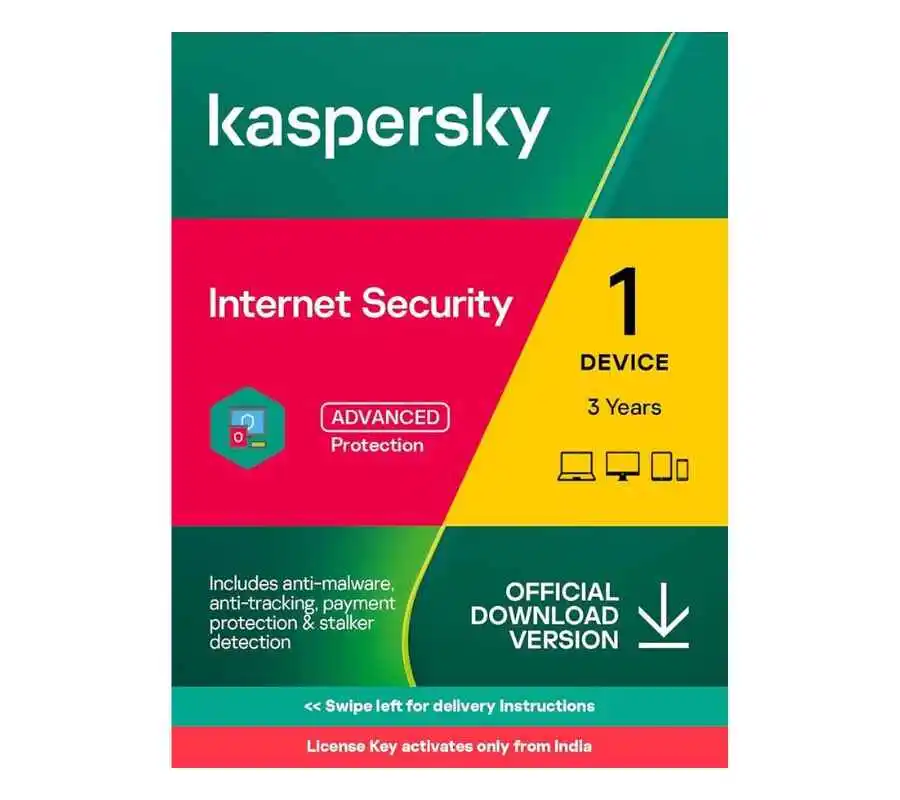 Kaspersky Internet Security — 1 User 3 Years — Product pack
