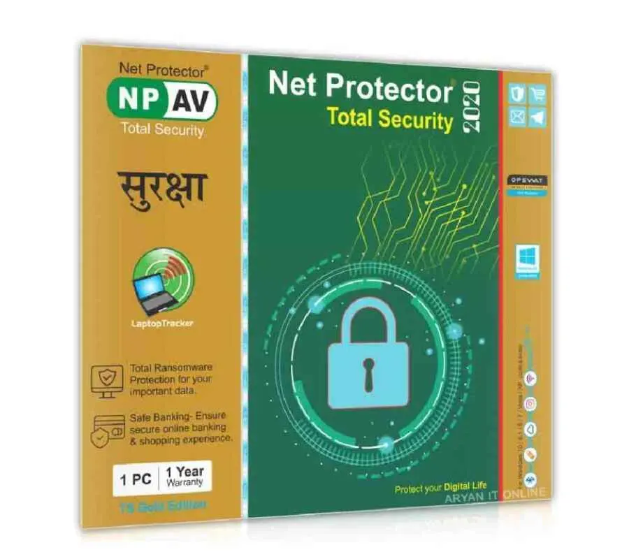 Net Protector Total Security — 1 User 1 Year — Product pack
