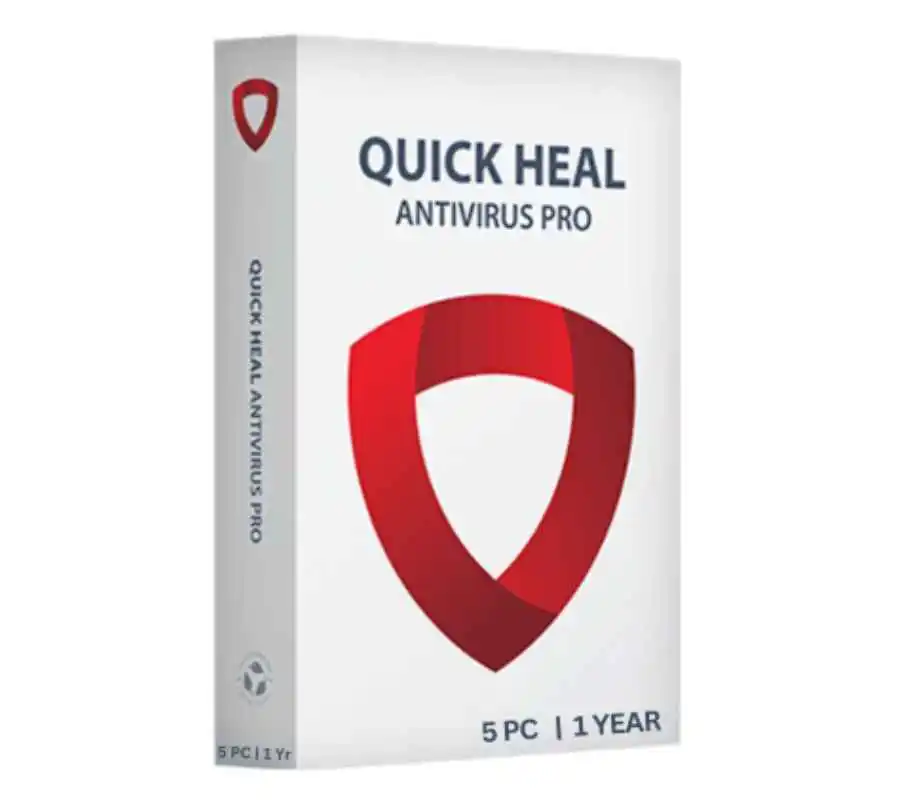 Quick Heal Pro Antivirus — 5 Users 1 Year — Product pack