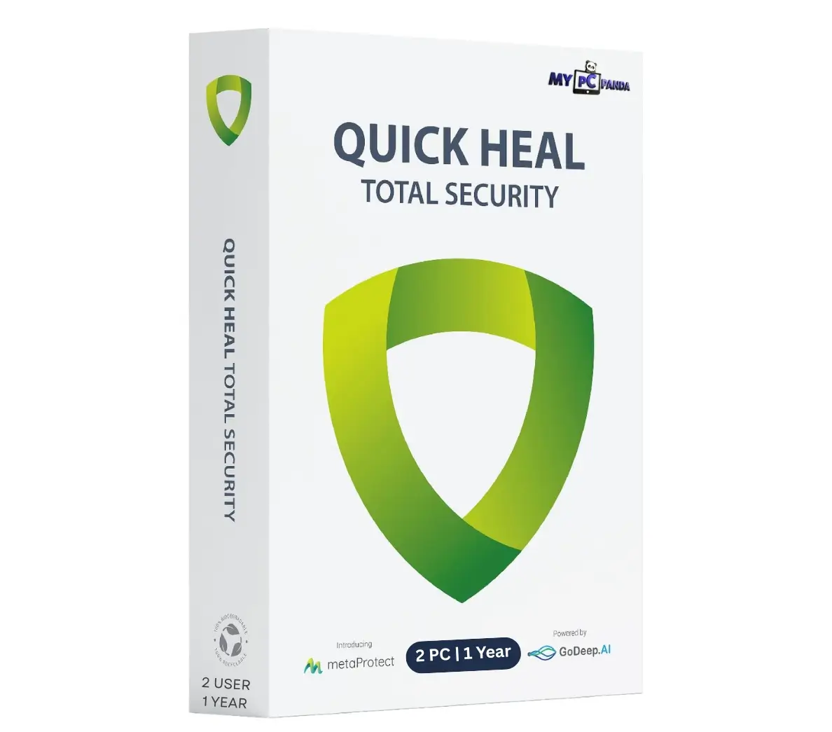 Quick Heal Total Security — 2 Users 1 Year — Product pack