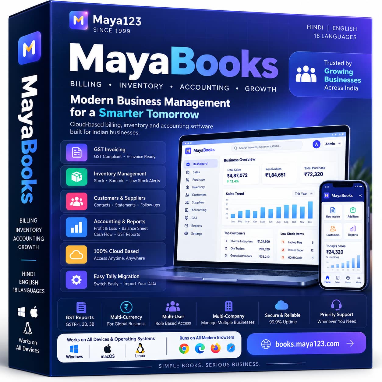 MayaBooks — 1 Year