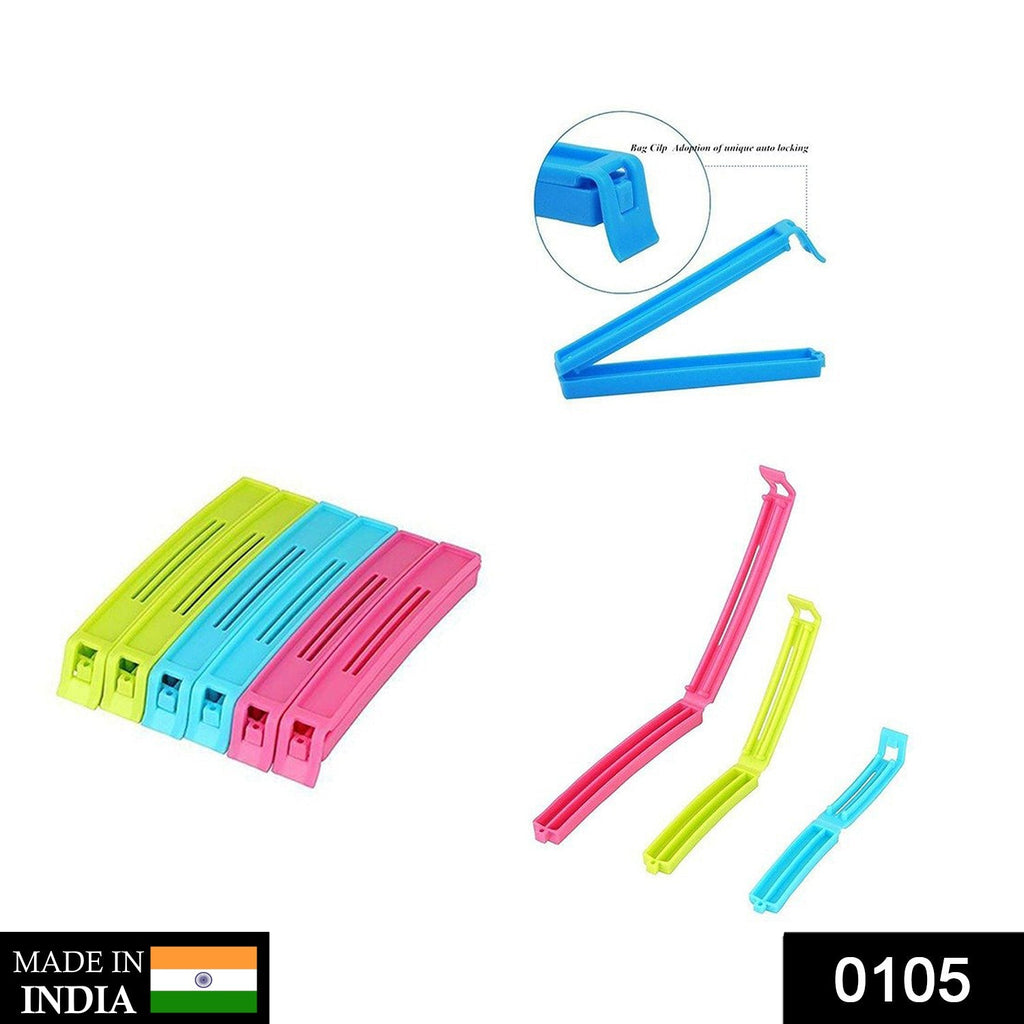 PremiumAV PremiumAV Plastic Snack Bag Clip Sealer Set (18 Pcs, Multicolour) –  