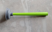 Ergonomic handle of the powerful toilet blockage remover.