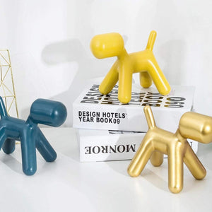 PremiumAV Plastic Cute Animal Puppy Chair,Creative Dog Low Footstool,Cartoon Foot Rest Stool for Bedroom Living Room Entrance Gift (1 Pc)  - PremiumAV