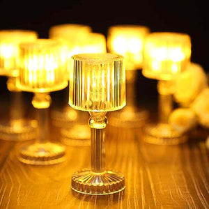 PremiumAV PremiumAV Mini Acrylic LED Desk Lamps Table Lamp Portable Crystal (1 Pc / Small) –  