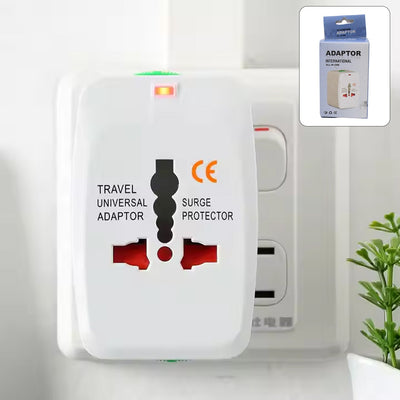 PremiumAV Universal Travel Adapter with Dual USB Charger Ports - International Multipurpose