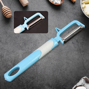 PremiumAV PremiumAV Multifunction Peeler Slicer with Plastic Handle (1 Pc / Mix Color) –  