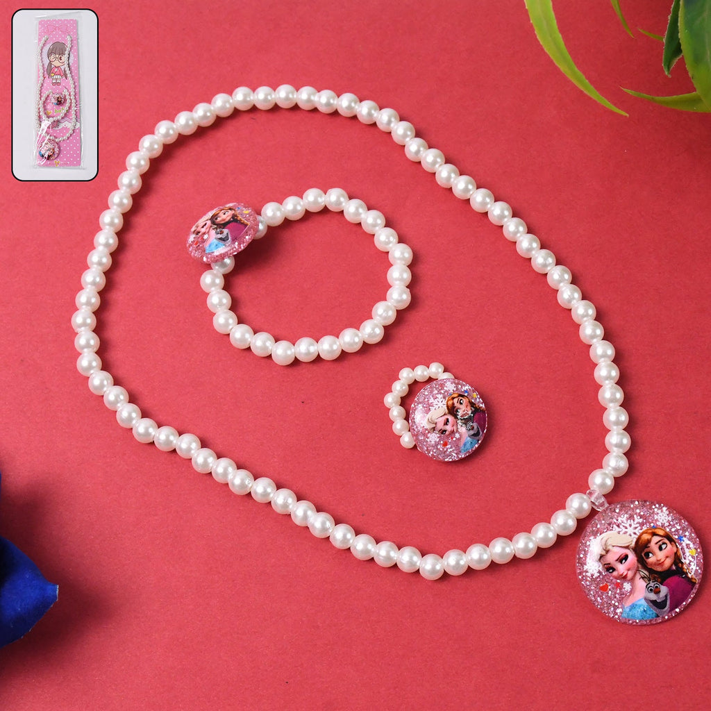 PremiumAV PremiumAV Stretch bracelets Kids Beaded Necklace Bracelet for Toddler Christmas Birthday Party (3 Pcs Set) –  