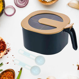 Fancy 4-Section Masala Box for Kitchen Storage (Spice Container)  - PremiumAV
