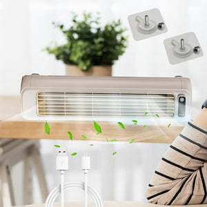 PremiumAV PremiumAV Portable Air Conditioning Cooling Fan (1 Pc / With 2 Pc Adhesive Hook) –  