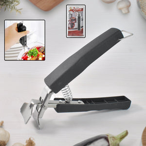 PremiumAV PremiumAV Anti Heat Bowl clamp Holder Stainless Steel Dish Tray Clip Kitchen Accessories Scald Plate Take Bowl Dish Pot Holder Carrier Clamp Clip Hand 