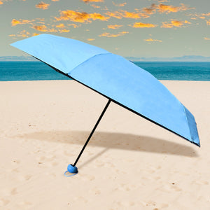 PremiumAV PremiumAV 5 Fold Manual Open Umbrella With Capsule Case (1 Pc) –  