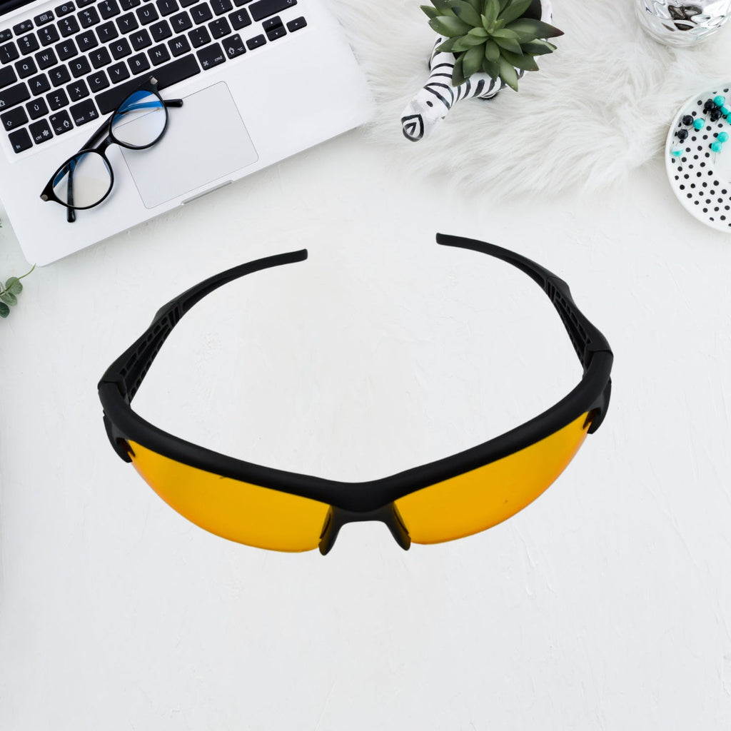 PremiumAV PremiumAV Night Driving Glasses With Anti Glare Scratch Resistant Coating Sunglasses (1 PC) –  
