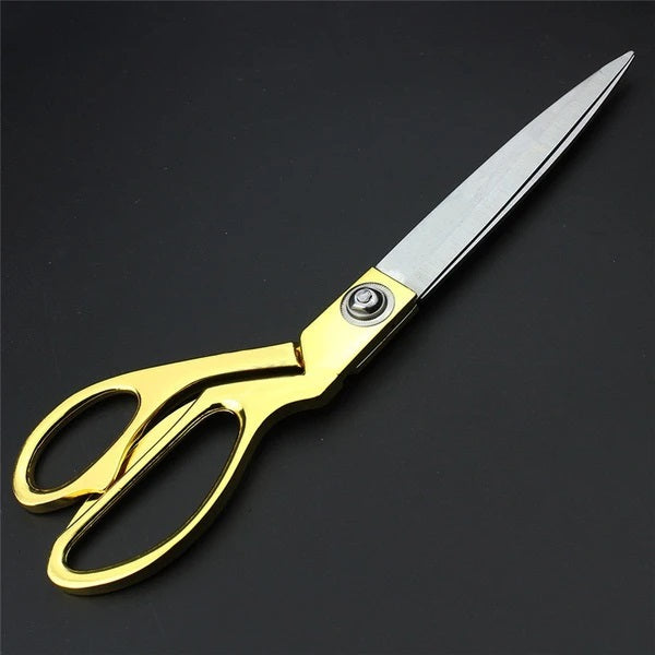 PremiumAV PremiumAV Stainless Steel Tailoring Scissor Sharp Cloth Cutting for Professionals  (Golden) –  