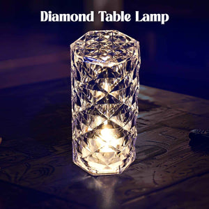 PremiumAV Diamond table lamp Candles for Home Decoration, Crystal Candle Lights