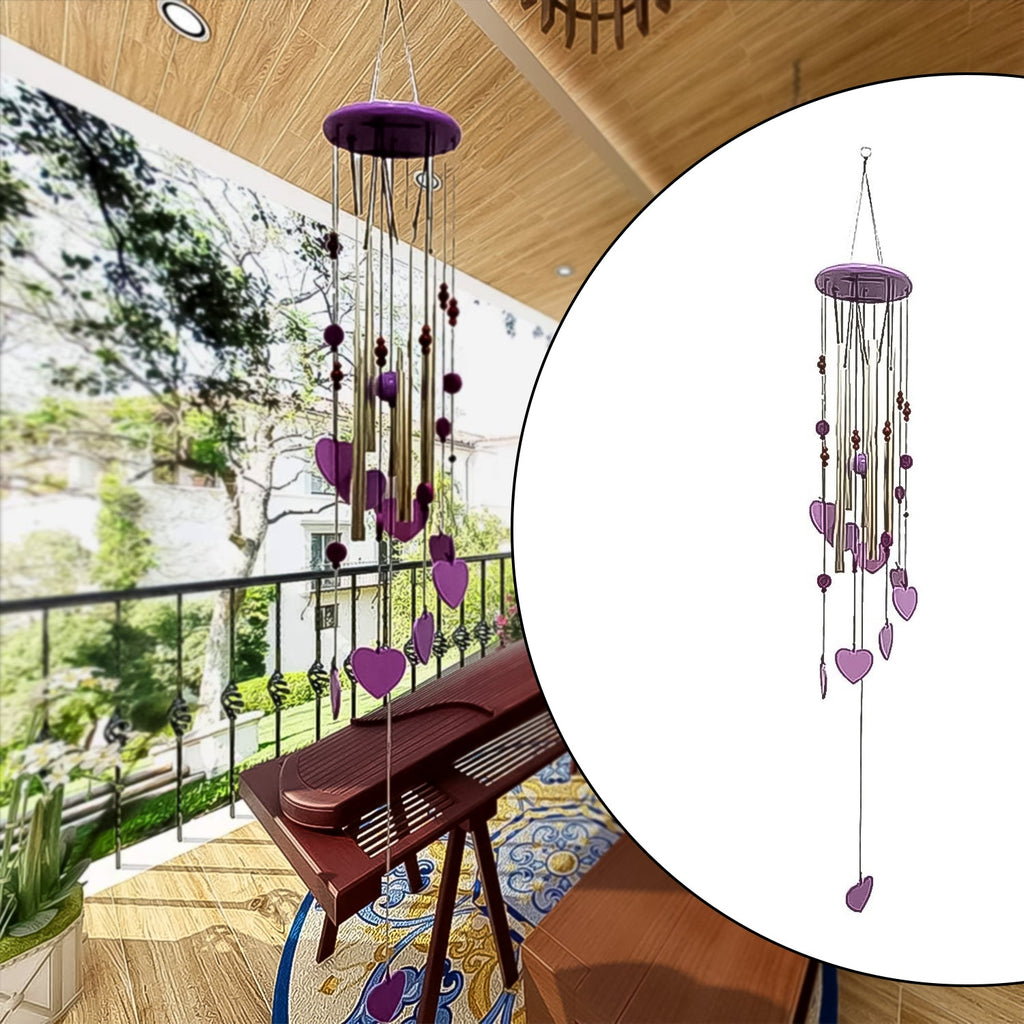 PremiumAV PremiumAV Smiley and Hearts Love Wind Chime (1 Pc) –  