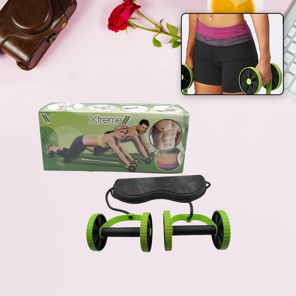 PremiumAV PremiumAV Professional Fitness Imported Ab Builder Ab Care Xtreme Fitness  Resistance Exerciser Resistance Tube Ab Slimmer Rope Exerciser Body Buildin 