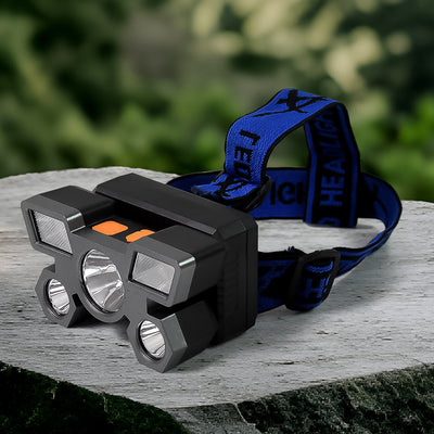 PremiumAV 5 LED Headlamp USB Rechargeable Head Light (1 Pc)