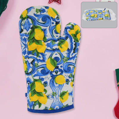 PremiumAV Lemon Oven Mitts Gloves (1 Pc / Big)