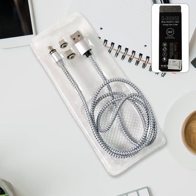 PremiumAV 3 in 1 Magnetic Multi Charging Cable (1 Pc)
