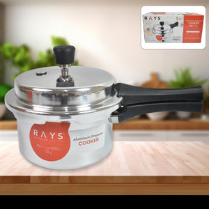 PremiumAV PremiumAV Aluminium Rays Pearl Pressure Cookers With Outer Lid (2.5 Litres / 5-Year warranty) –  