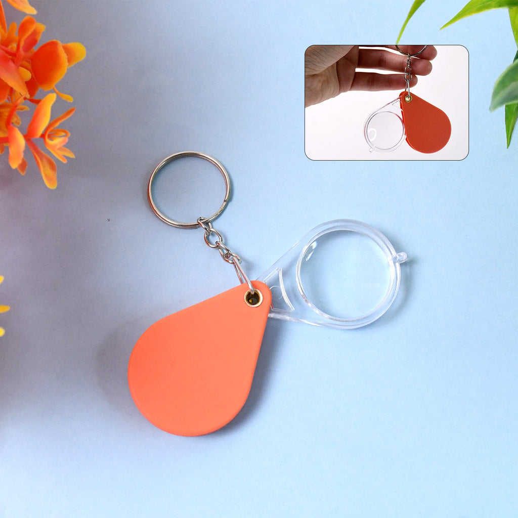 PremiumAV PremiumAV Folding Magnifier, Portable Mini Magnifier Keychain (1 Pc) –  