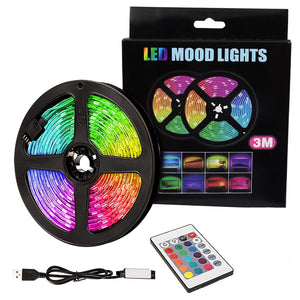 PremiumAV PremiumAV 3M RGB LED Strip Lights, LED Mood Lights (1 Set) –  