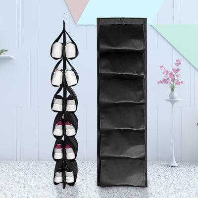 PremiumAV 12 Grids Hanging Storage Bag (1 Pc / 12 Pocket / Mix Color)