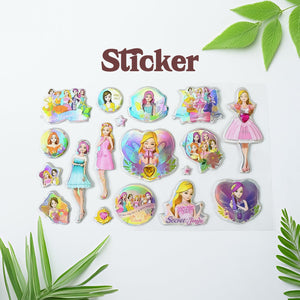PremiumAV PremiumAV Multipurpose Adhesive 3D Stickers (1 Sheet / 19×12 Cm) –  