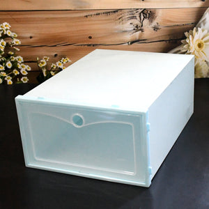 PremiumAV PremiumAV 1 Layer Plastic Shoes Storage Box, Stackable Shoe Storage (1 pc / 32x21x12 CM) –  