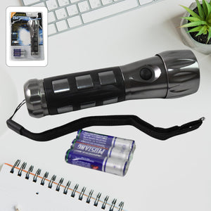 PremiumAV PremiumAV Aluminium Led/Xenon rubber grip Handtourch (3*1.5V AAA batteries / Not Included) –  