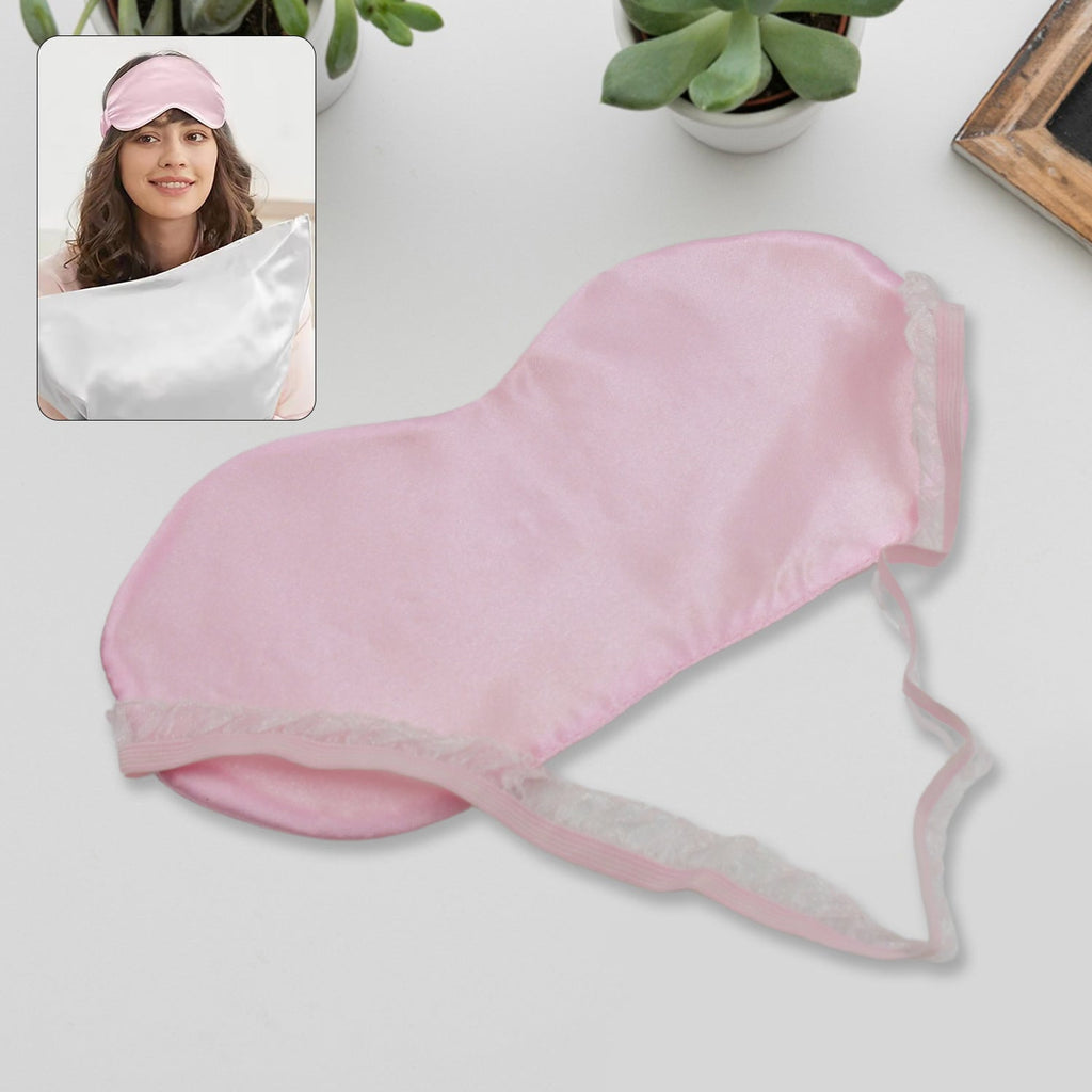 PremiumAV PremiumAV New Unisex Satin Sleep Mask – For Travel & Meditation (1pc) –  