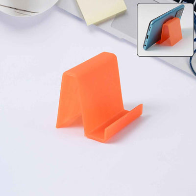 Durable Plastic Mobile Phone Stand with Angled Support (1 Pc / Mix Color)