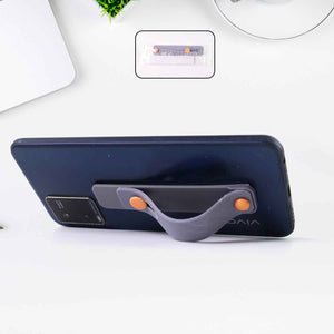 Dark Grey Phone Loop Finger Holder, Phone Grip Straps Silicone Phone Finger Strap (1 Pc)