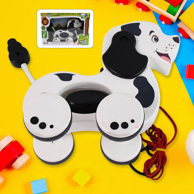 Dog Pull Along Toddler Toy with Attractive Design (1 Pc)