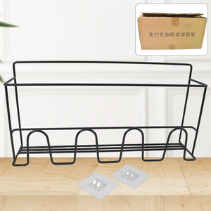 PremiumAV PremiumAV Metal Self Adhesive Multipurpose Kitchen Accessories Organizer Rack Wall (1 Pc) –  