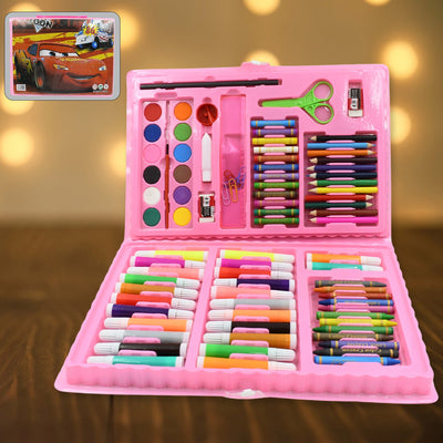 PremiumAV 17978 Art Set Kids Art Supplies Coloring Case Kit Painting & Drawing Sets for Kids Boys Girls Gifts Toys Age 4 & Above - Mix Colors, Kids Co