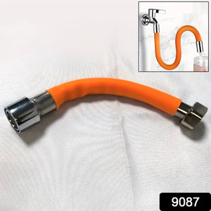 Flexible Water Tap Extender, Universal Foaming Extension Tube with Connector, 360 Free Bending Faucet Extender, Adjustable Sink Drain Extension (18cm)  - PremiumAV