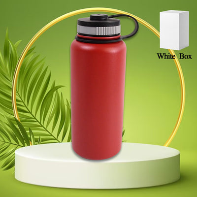 Stainless Steel Double Wall Vacuum-Insulated Drink Water Bottle (1000 ML / Mix Color)