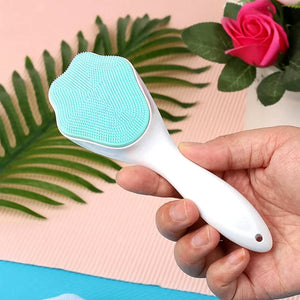PremiumAV PremiumAV Silicone Face Scrubber Exfoliating Brush, Manual Handheld Facial Cleansing Brush (1 Pc) –  