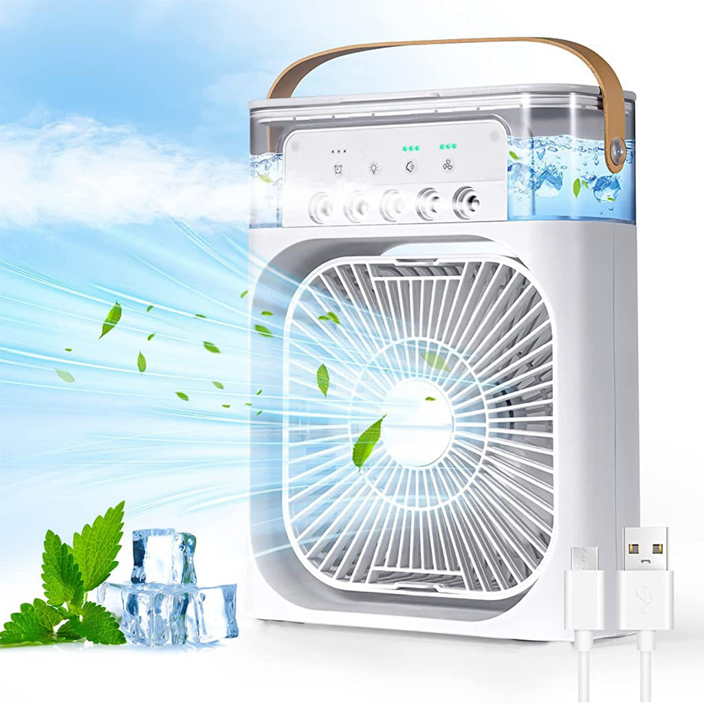 PremiumAV PremiumAV Portable Air Conditioner Fan 7 Color Changing Light (Big / 1 Pc) –  
