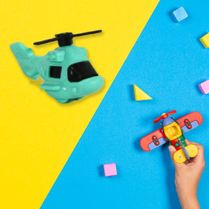 PremiumAV Small DIY Helicopter Toy, Small Kid's Toy, Rotating Tail  Wing DIY Helicopter  - PremiumAV