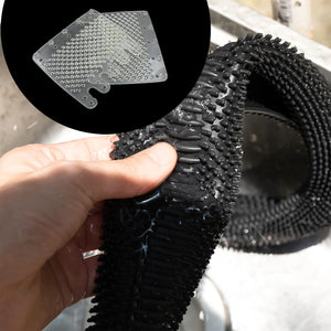 PremiumAV Silicon Car Massage Steering Cover High Quality Suitable For All Car (2 Pc Set)  - PremiumAV