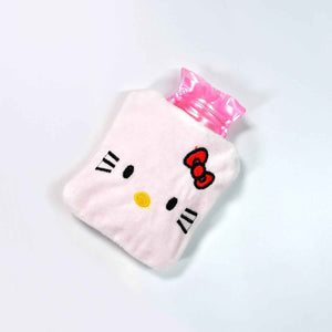 White Small Hot Water Bag – Pain Relief for Neck, Shoulder, Hand & Feet, Menstrual Cramps Warmer