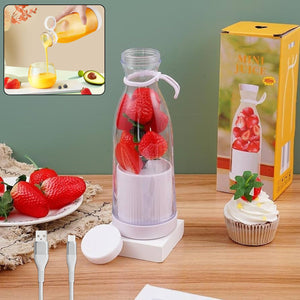 PremiumAV PremiumAV Blender Portable Juicer with 6 Blades 380 Ml Multicolor –  