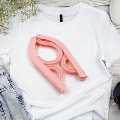 PremiumAV Travel Hangers  Portable Folding Clothes Drying Rack for All