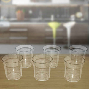 Apex Welcome Plastic Glass Set for Daily Use – Set of 6