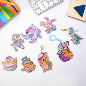 Cartoon Painting Keychain Craft Kit