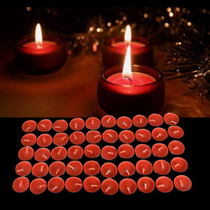 PremiumAV Tealight Candles Set, Smokeless Candles, Tealight Diwali Candles for Diwali, Home Decor, Decoration, Party, Festivals for Mood Dinners Parit  - PremiumAV